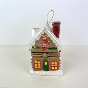 Mr Christmas Ceramic North Pole House Music Box Ornament